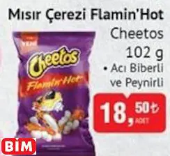 CHEETOS MISIR ÇEREZİ FLAMİN’HOT